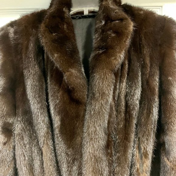 Jay Chester Chocolate Mink Coat - Picture 8 of 9